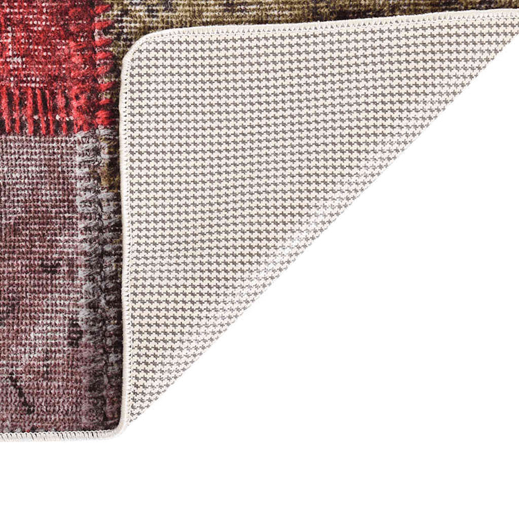 Vidaxl Teppich waschbarer Anti-Schlupf-Patchwork 160x230 cm mehrfarbig