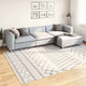 Vidaxl Teppich waschbarer Anti-Rutsch 190x300 cm Schwarz und Weiß
