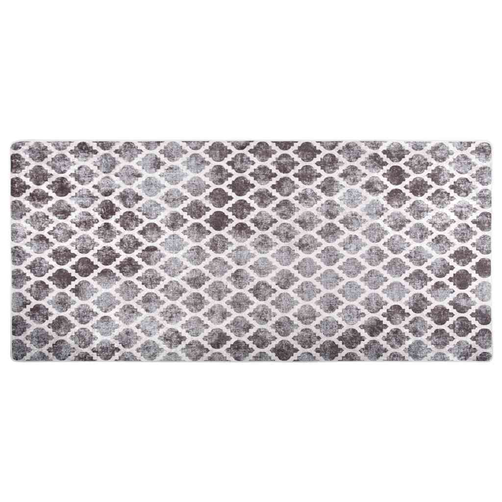 Vidaxl Teppich waschbarer Anti-Rutsch 80x300 cm mehrfarbig