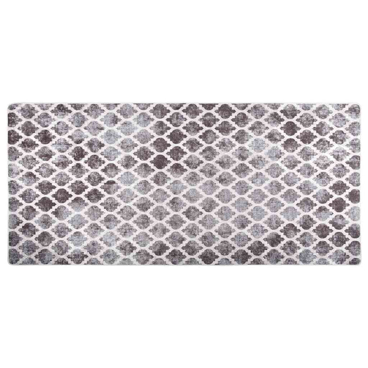 Vidaxl Teppich waschbarer Anti-Rutsch 80x300 cm mehrfarbig