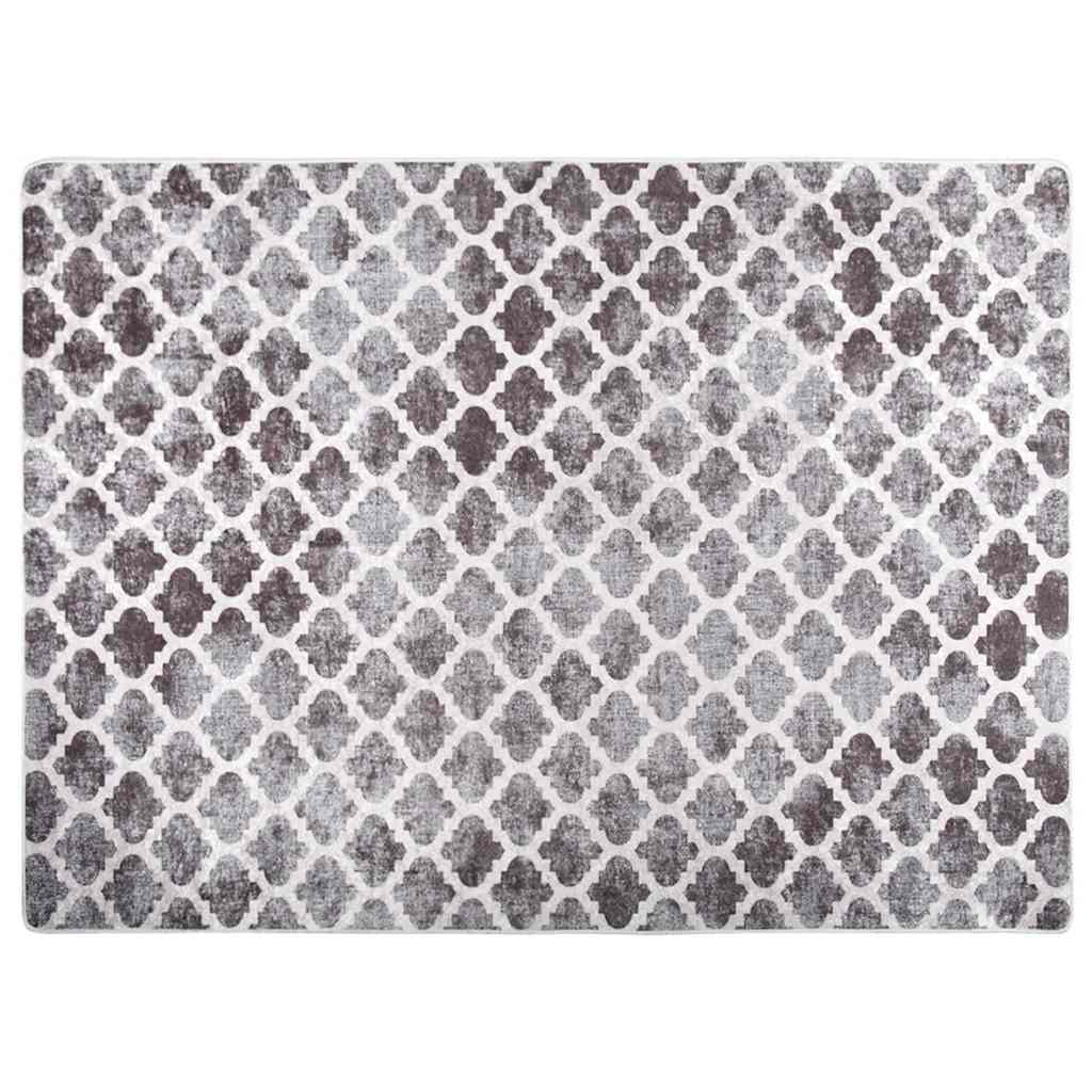 Vidaxl Teppich waschbarer Anti-Rutsch 120x180 cm mehrfarbig