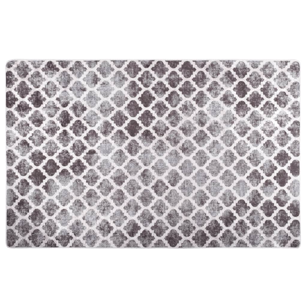 Vidaxl Teppich waschbarer Anti-Rutsch 160x230 cm mehrfarbig