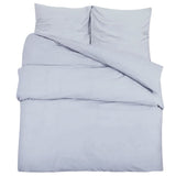 Vidaxl Duvet -Overlay -Set Leicht 220x240 cm Mikrofasergrau - afbeelding 2