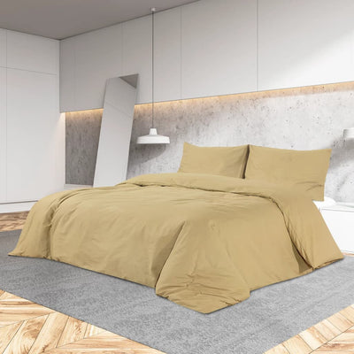 Vidaxx Bettbezug-Set leicht 240x220 cm Mikrofaser Taupe