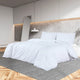 Vidaxl Duvet Crossing Set Leicht 220x240 cm Mikrofaser Weiß