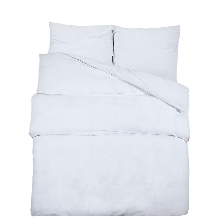 Vidaxl Duvet Crossing Set Leicht 135x200 cm Mikrofaser Weiß