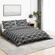 VIDAXL -Duvet -Überraschungs -Set 140x200 cm Baumwollgrau