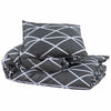 Vidaxl Duvet Crossing Set 200x200 cm Baumwollgrau