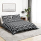 Vidaxl -Duvet -Überraschungs -Set 220x240 cm Baumwollgrau