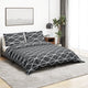 VIDAXL -Duvet -Überraschungs -Set 135x200 cm Baumwollgrau