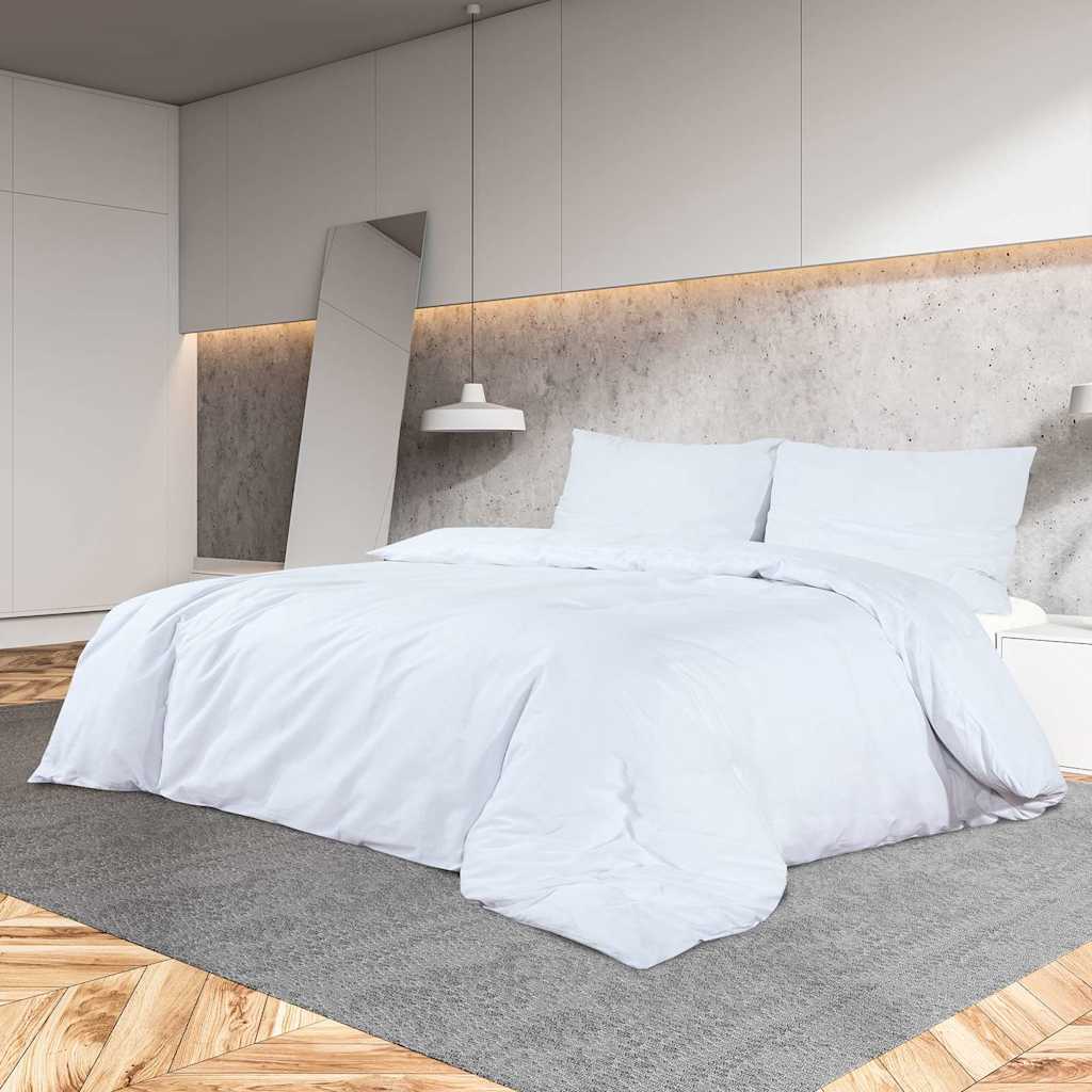 Vidaxl Duvet Crossing Set 260x240 cm Baumwoll weiß