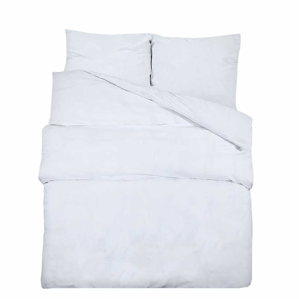 Vidaxx Bettbezug-Set 155x220 cm Baumwolle weiß