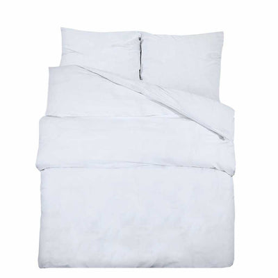 Vidaxx Bettbezug-Set 155x220 cm Baumwolle weiß