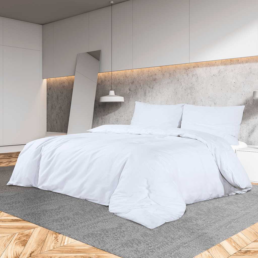 Vidaxx Bettbezug-Set 155x220 cm Baumwolle weiß