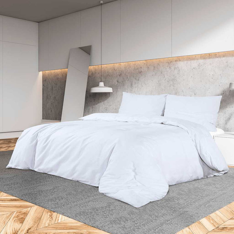 Vidaxx Bettbezug-Set 155x220 cm Baumwolle weiß