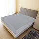 Vidaxl angepasstes Blatt Trikot 160x200 cm Baumwollgrau