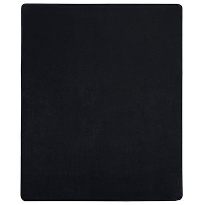 Vidaxl ausgestattete Blätter 2 St Jersey 180x200 cm Baumwollschwarz