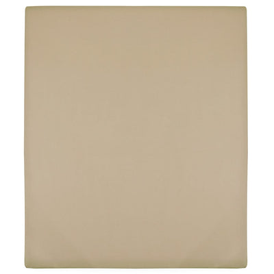 Vidaxl angepasstes Blatt Jersey 90x200 cm Baumwolltaupe