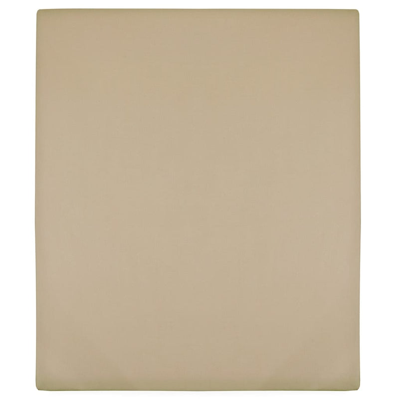 Vidaxl angepasstes Blatt Jersey 90x200 cm Baumwolltaupe