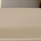 Vidaxl angepasstes Blatt Jersey 90x200 cm Baumwolltaupe - afbeelding 2