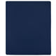 Vidaxl angepasstes Blatt Trikot 180x200 cm Baumwollmarineblau