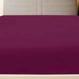 Vidaxl angepasstes Blatt Jersey 100x200 cm Baumwollbordeaux rot - afbeelding 3