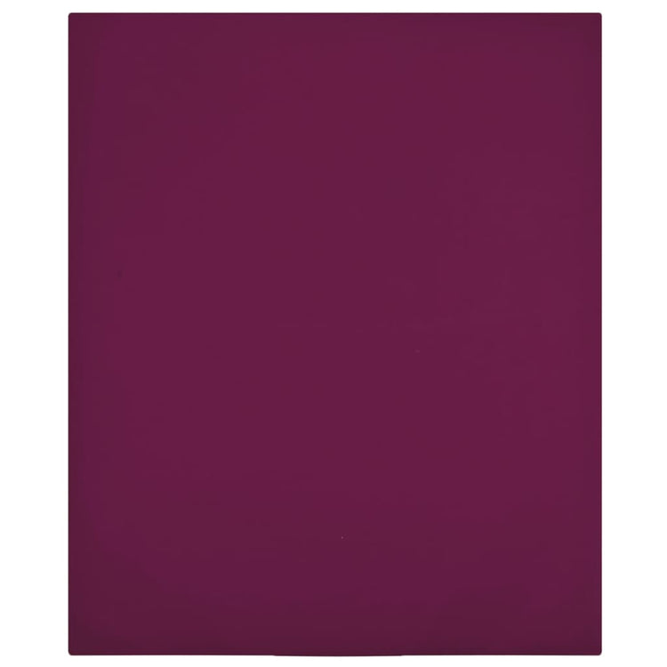 VIDAXL STADTETSBLATT JERSEY 160x200 cm Baumwollbordeaux Rood