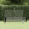 Vidaxl Football Rebounder-Fußballtor 2-in-1 202x104x120 cm Stahl