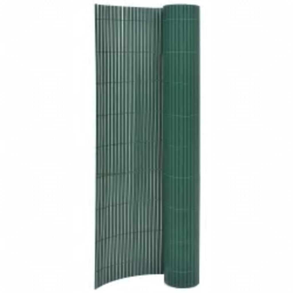 Vidaxl Gartenzäune doppelte 110 x 300 cm Grün