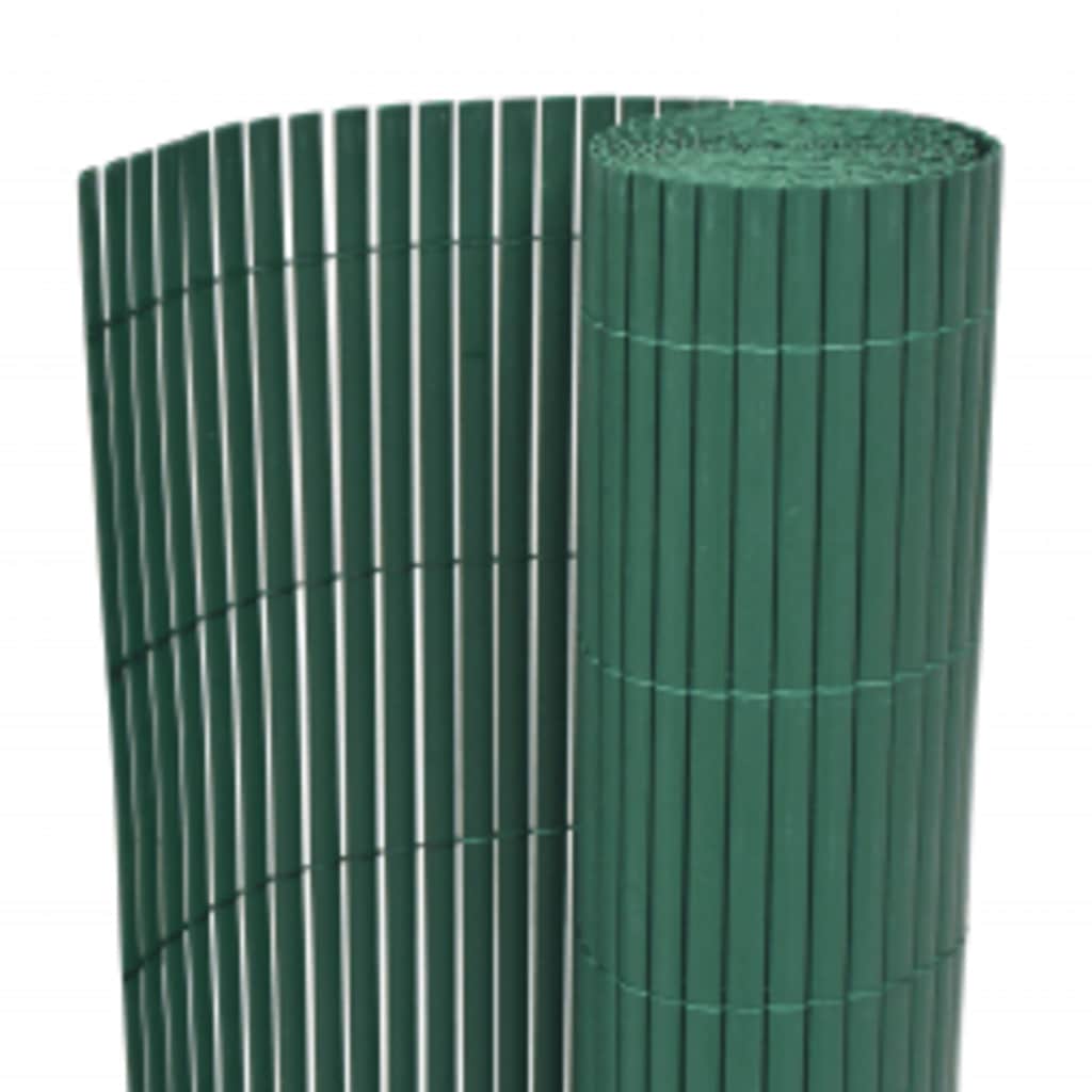 Vidaxl Gartenzäune doppelte 110 x 300 cm Grün