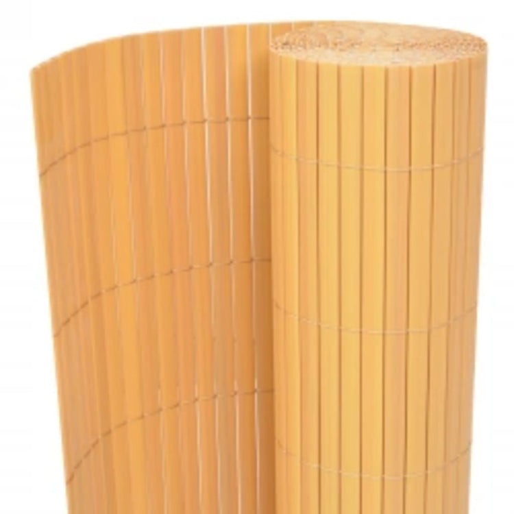 Vidaxl Gartenzäune doppelte 110 x 300 cm Gelb