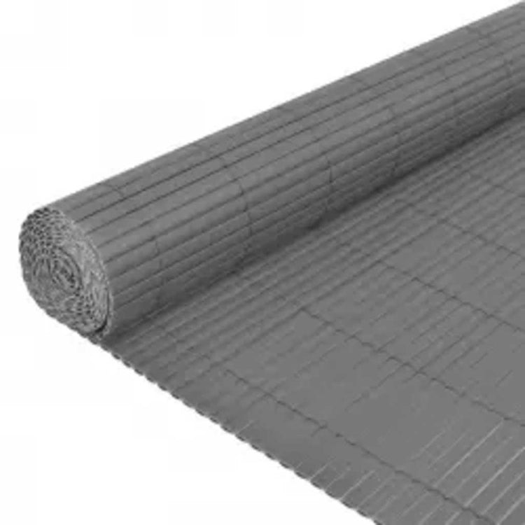 Vidaxl Gartenzäune doppelte 110 x 300 cm Grau