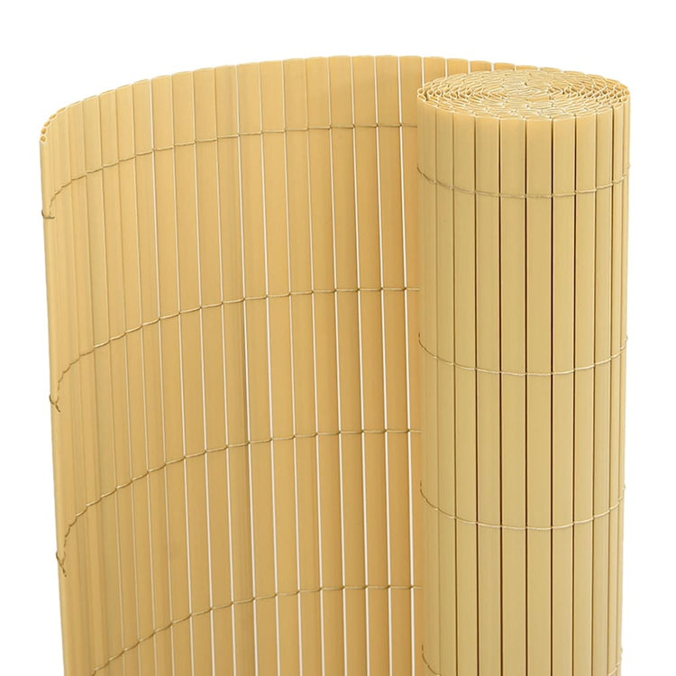 VidaXL Gartenzaun doppelseitig 110x400 cm gelb