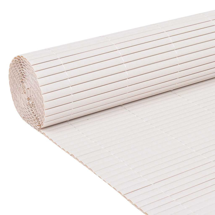Vidaxx Gartenzaun doppelseitig 110x500 cm weiß