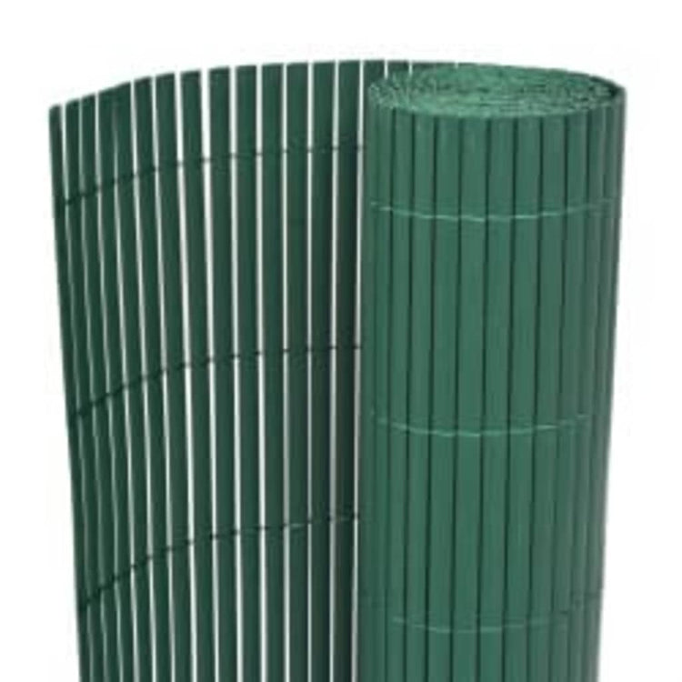 Vidaxl Gartenzäune doppelte 110 x 500 cm Grün