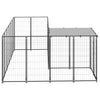 Vidaxl -Hundezwinger 4,84 m² Stahlschwarz