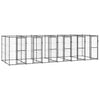 Vidaxl -Hundezwinger 14,52 m² Stahl