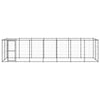Vidaxl -Hundezwinger mit Dach 16,94 m² Stahl
