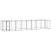 Vidaxl -Hundezwinger 21,78 m² Stahl