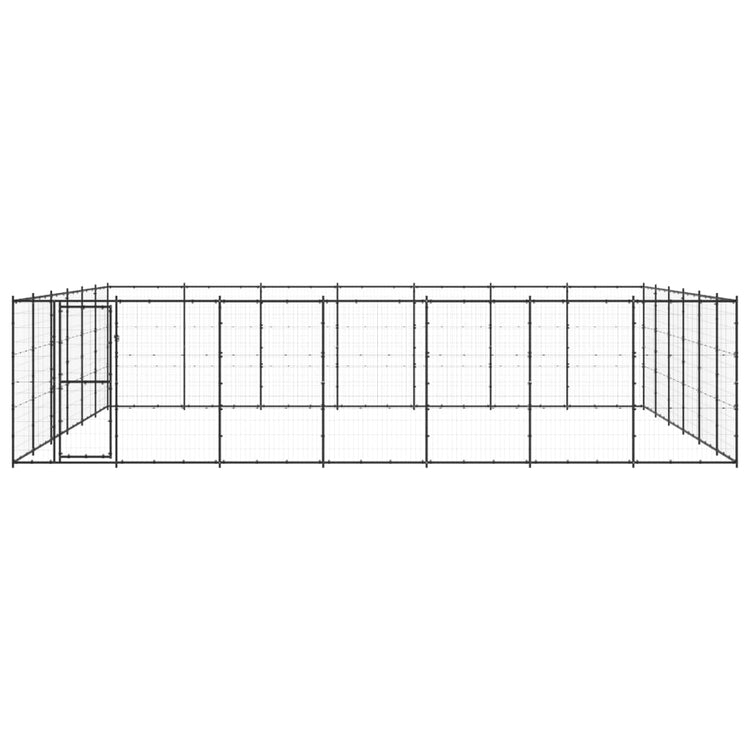 Vidaxl -Hundezwinger 50,82 m² Stahl