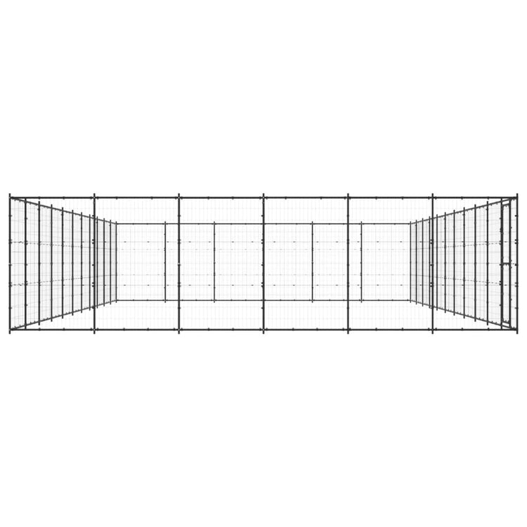 Vidaxl -Hundezwinger 79,86 m² Stahl