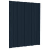 VIDAXL -Dachpaneele 12 ST 60x45 cm verzinkter Stahl -Anthrazit -Verschärfen