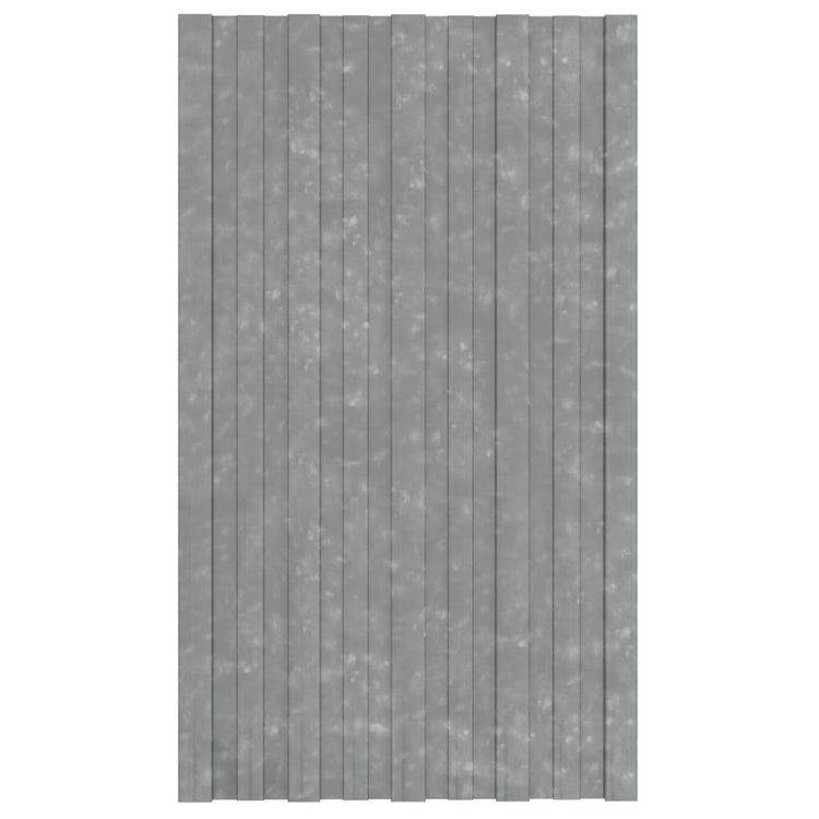 VIDAXL -Dachpaneele 36 ST 80x45 cm verzinkter Stahl Silberfarbe