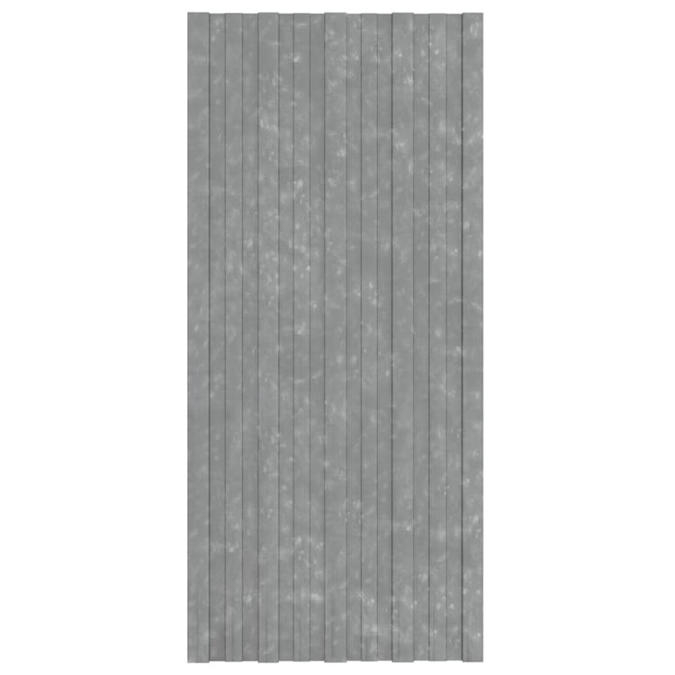 VIDAXL -Dachpaneele 12 ST 100x45 cm verzinkter Stahl Silberfarbe