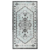 Vidaxl außerhalb des Teppichs flach gewebt 80x150 cm grün und grau