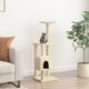 Vidaxl -Katzenkratzerpfosten mit Sisal -Kratzer -Pfosten 104 cm creme -colored