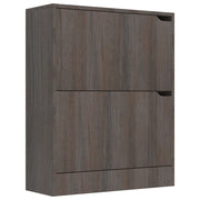 VIDAXL -Schuhschrank 2 Türen 59x24x74 cm Propertiertes Holz Sonoma Eiche - afbeelding 3