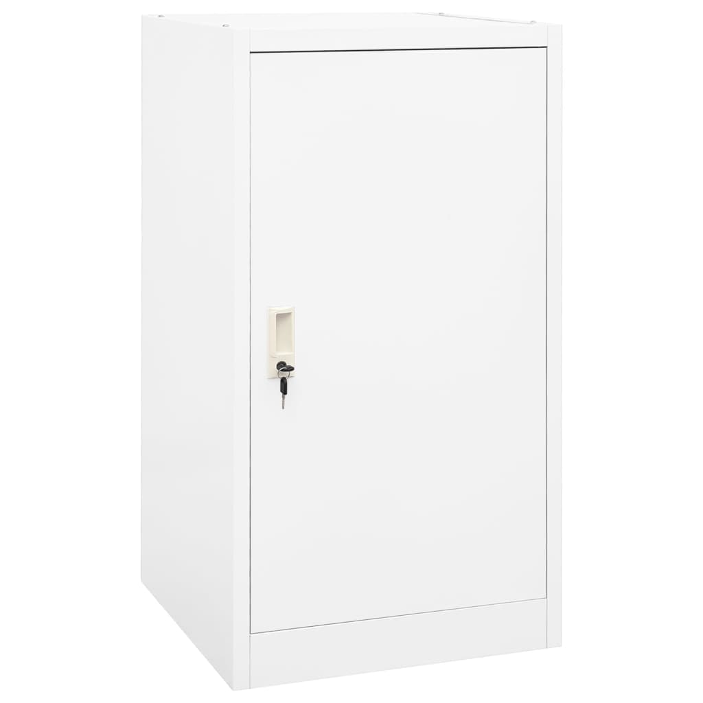 Vidaxl Sattelschrank 53x53x105 cm Stahlweiß