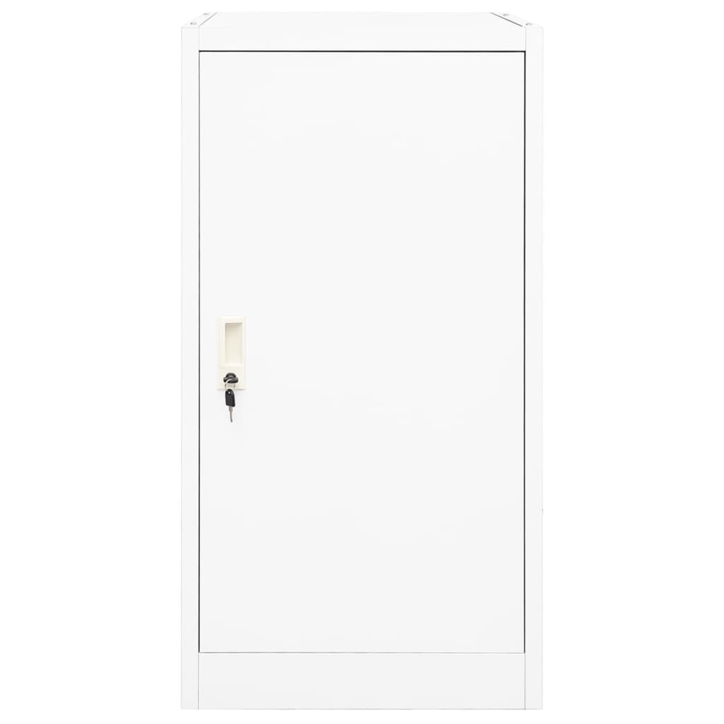 Vidaxl Sattelschrank 53x53x105 cm Stahlweiß