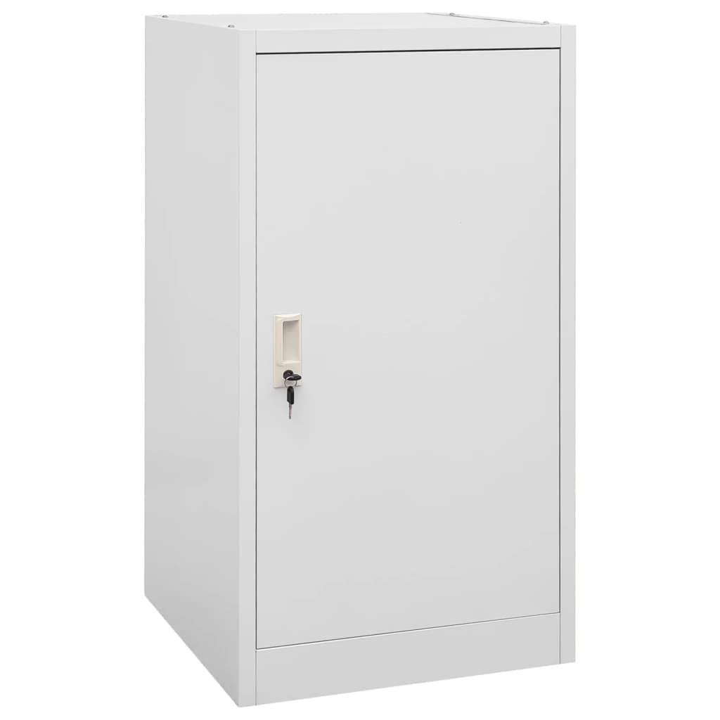 Vidaxl Sattelschrank 53x53x105 cm Stahl hellgrau